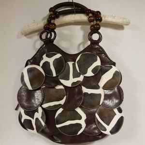 New condition printed shoulder bag